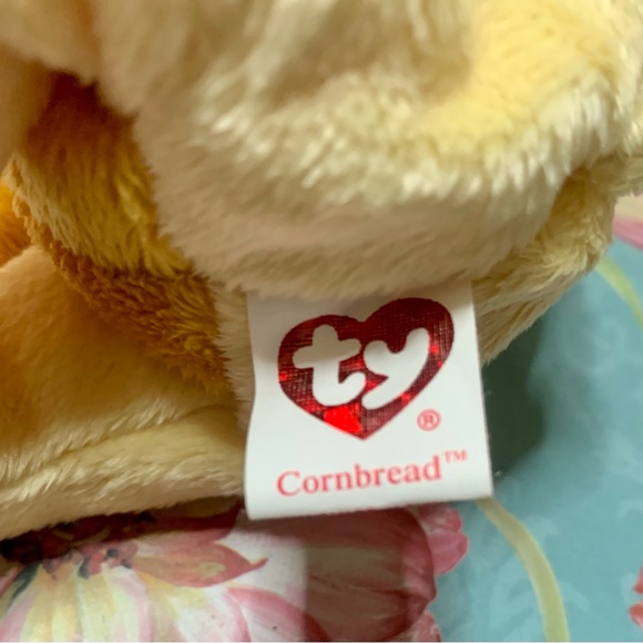💥 2003 Ty Beanie Babies CORNBREAD the Bear Cracker Barrel Exclusive 6.5”💥#CORN - Picture 9 of 9